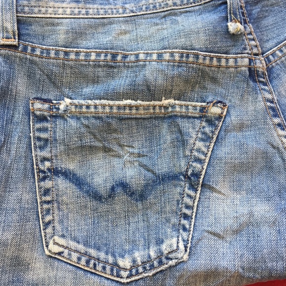 AG Fillmore Jeans Upcycled Acid Washed Distressed - Picture 6 of 15